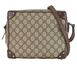 GG Supreme Shoulder Bag, Canvas, Beige, 626363, 3*